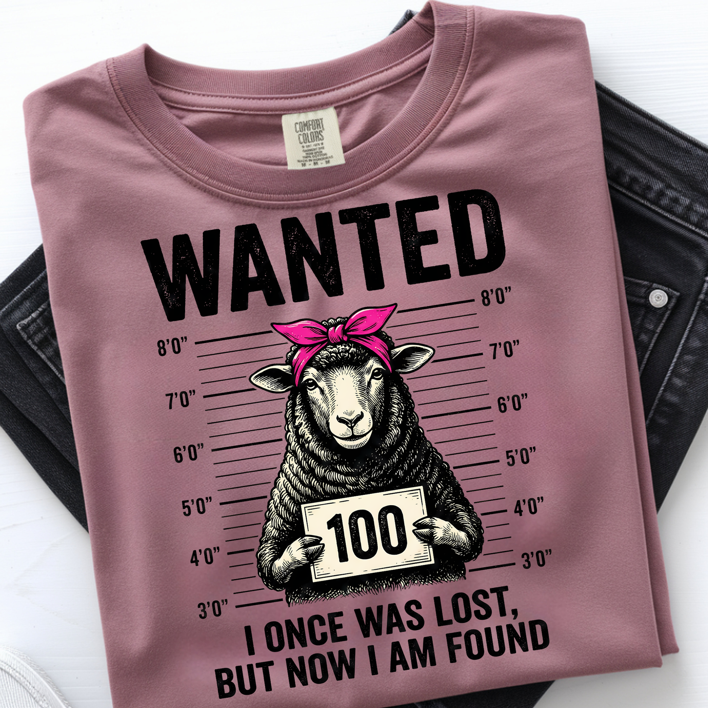 Wanted Sheep DTF Print