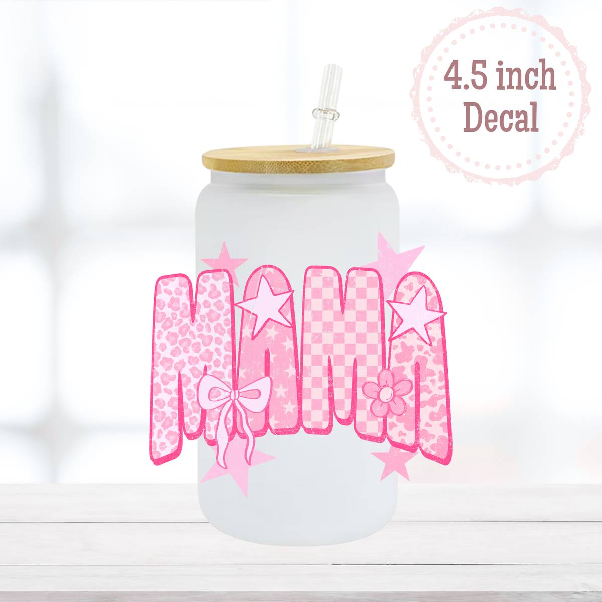 Pink Mama UVDTF Decal